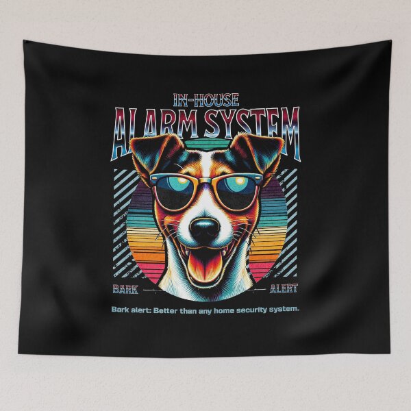 Item preview, Bark Alert Jack Russell Terrier Dog designed and sold by RedDesignSyc.