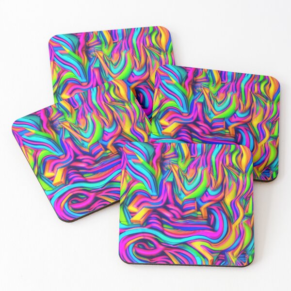 Item preview, Neon Abstract 8 designed and sold by Zendragon-Store.