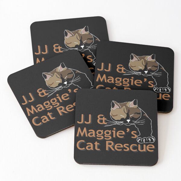 Item preview, JJ & Maggie's Cat Rescue T-Shirt Orange Black designed and sold by Midnightil.