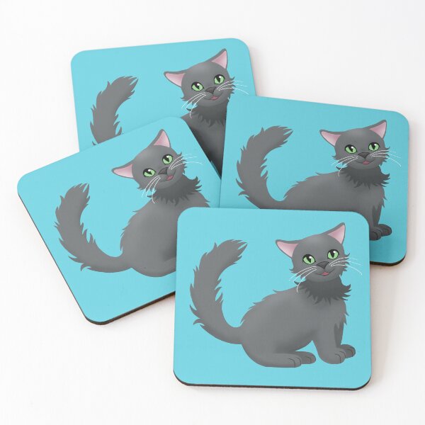 Item preview, Nebelung Cat designed and sold by zuzu2artist.