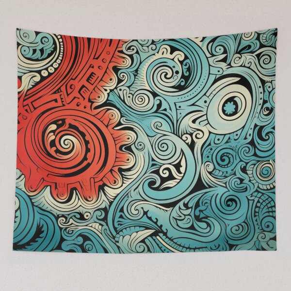 Item preview, Kowhaiwhai Maori Pattern designed and sold by GrinGalore.