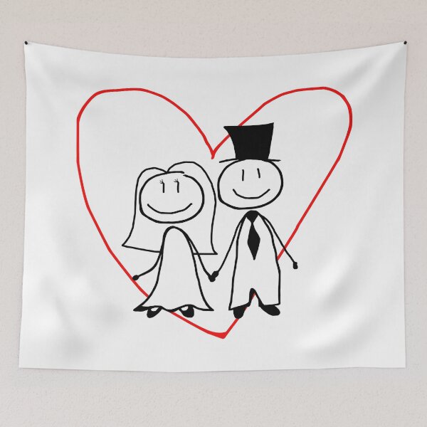 Item preview, Just Married Lovers designed and sold by ArtelPrints.