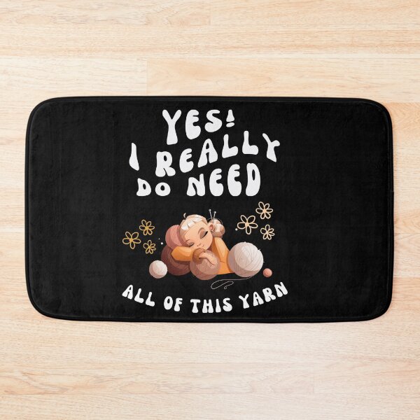Item preview, Funny saying girl sleeps on wool and knits or crochets designed and sold by Elwetritsche.