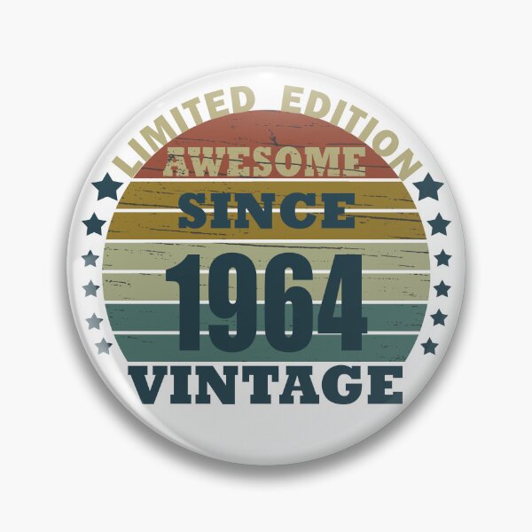 Item preview, Born in 1964 vintage retro classic birthday designed and sold by Alexaltay.