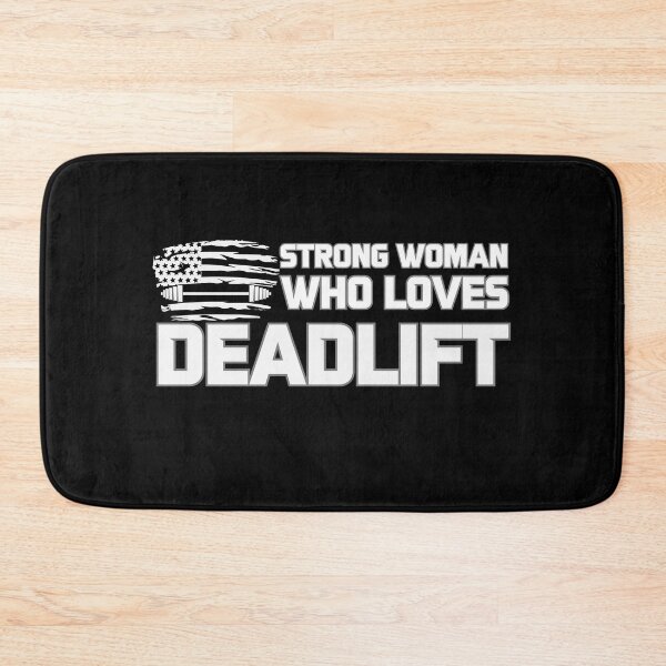 Item preview, Strong Woman Who Loves Deadlift - Motivational Saying designed and sold by GRABAPSHOP.