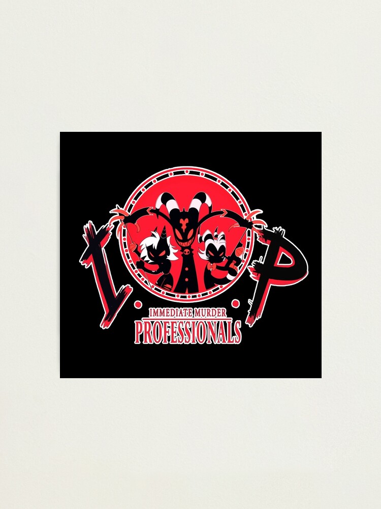 Helluvaboss I.M.P サインプリント Hazbin Hotel Helluva Boss IMP Logo RGB LED Sign SafeSpecial