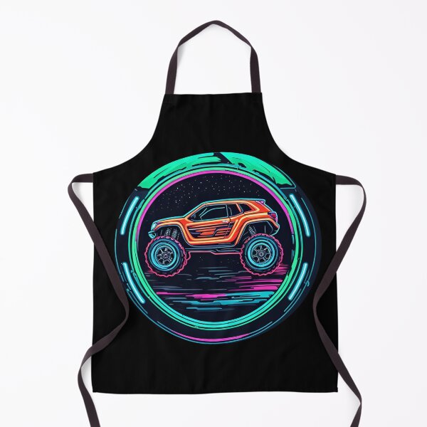 Item preview, Off-Road Orange Racing Car Neon Art designed and sold by simaso.