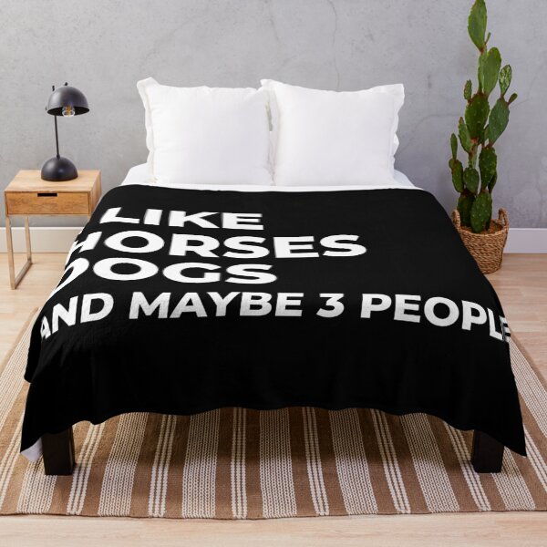 Item preview, I Like Horses Dog And Maybe 3 People designed and sold by Turie.