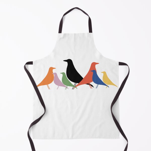 Item preview, Le Corbusier inspired Eames bird colourful gathering - Architecture designed and sold by SLGA-Designs.