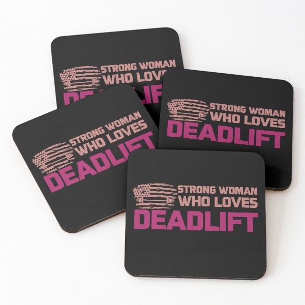 Item preview, Strong Woman Who Loves Deadlift - Motivational Saying designed and sold by GRABAPSHOP.