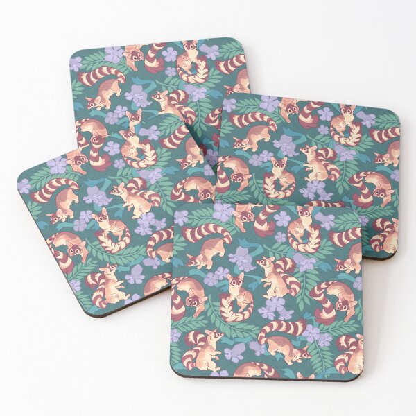 Item preview, Cacomixtles in tree shade designed and sold by Colordrilos.