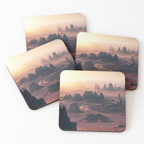 Item preview, Sunset over the peaks designed and sold by PenSquirrel.