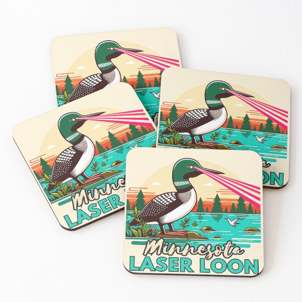 Item preview, Minnesota laser loon designed and sold by YuliaHulia.