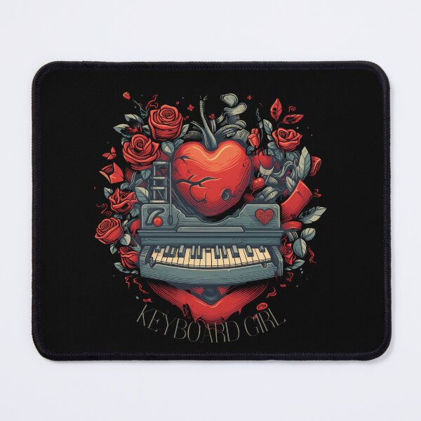 Item preview, Keyboard Piano Girl gifts for keyboard lover designed and sold by PistachioCream.