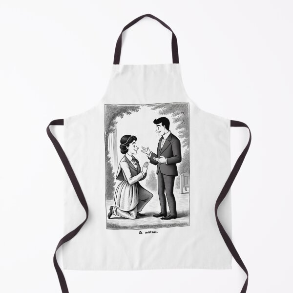 Item preview, A funny cartoon of a woman proposing to a man designed and sold by pretty-Designed.