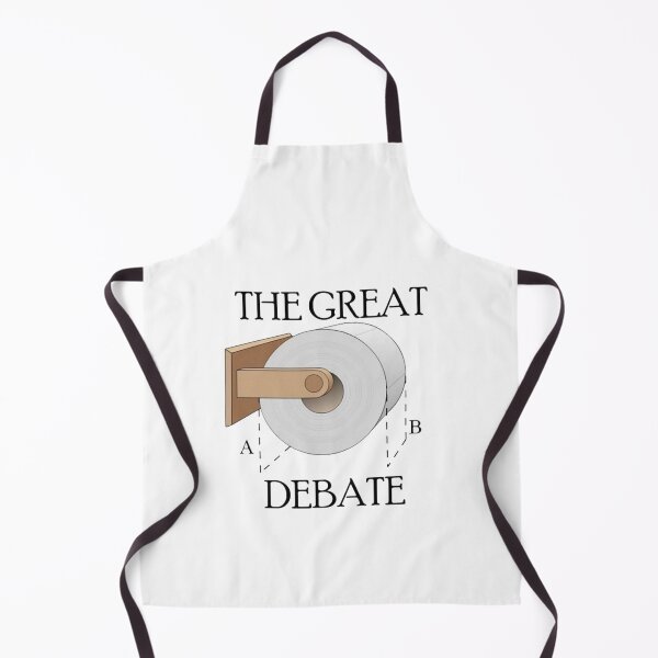 Item preview, The Great Debate. Toilet Paper Meme. Silly Viral Trend designed and sold by SillyMerchant.