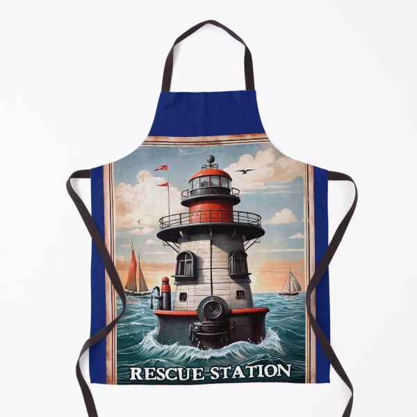Item preview, Rescue Station Llafranc Costa Brava Retro Poster designed and sold by TerradVents.