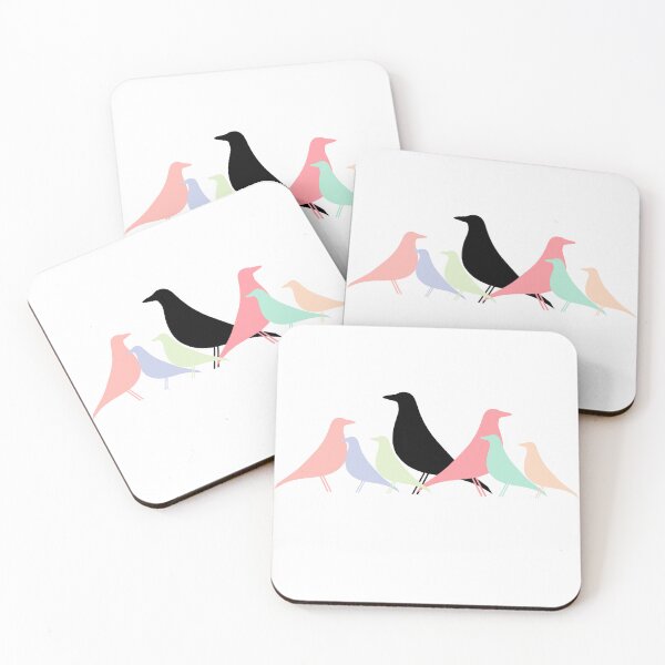 Item preview, Le Corbusier inspired Eames bird Pastel gathering - Architecture designed and sold by SLGA-Designs.