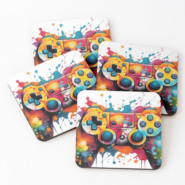 Item preview, Controllers in orange watercolor version designed and sold by ale2205.