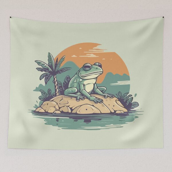 Item preview, Frog Chilling on the Beach designed and sold by Amir Faysal.
