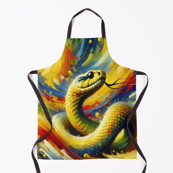 Item preview,  Vibrant Yellow Snake Python Animal for Reptile Enthusiasts designed and sold by dimaxstore.