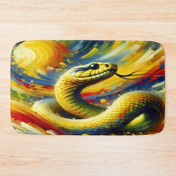 Item preview,  Vibrant Yellow Snake Python Animal for Reptile Enthusiasts designed and sold by dimaxstore.