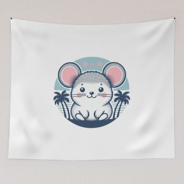 Item preview, Cute mouse face stamp designed and sold by Culmika.