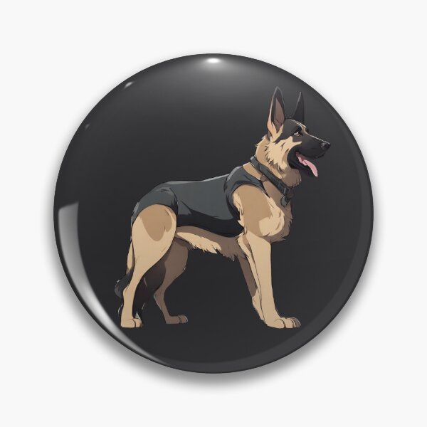 Item preview, Anime-style German Shepherd designed and sold by MollyPetDesigns.