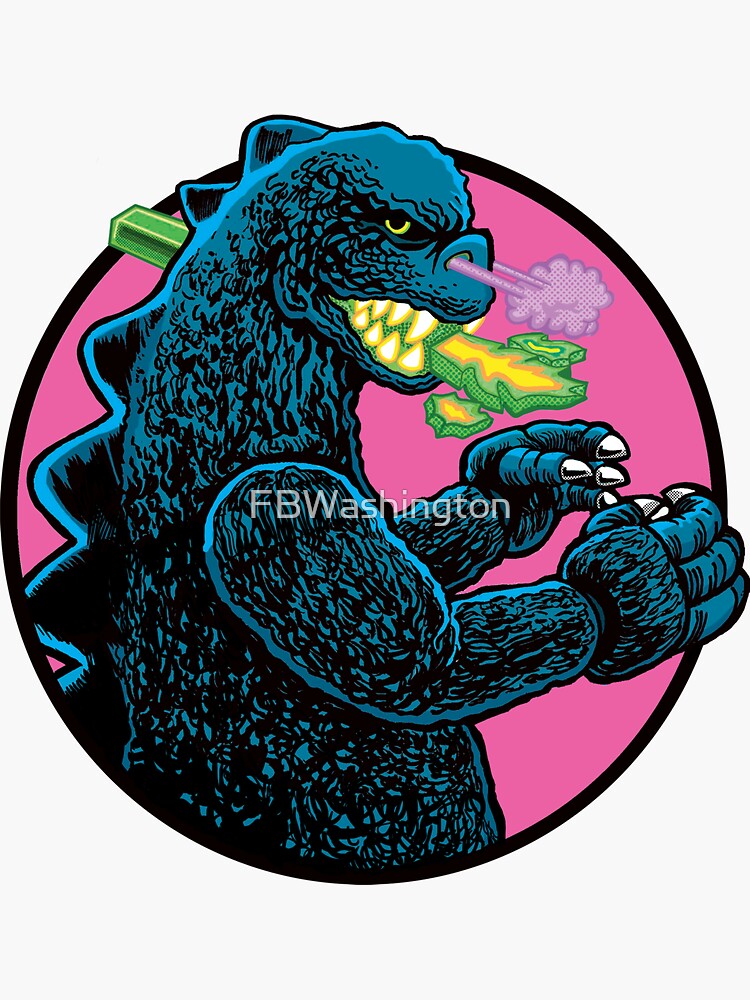 Thumbnail 3 of 3, Sticker, GoSh Poppin Art designed and sold by FBWashington.