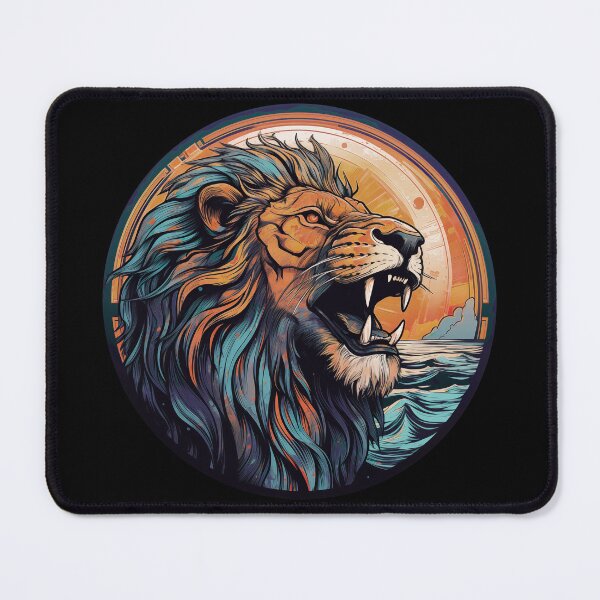 Item preview, Animal Art | Lion emblem designed and sold by Fractal-Graphic.
