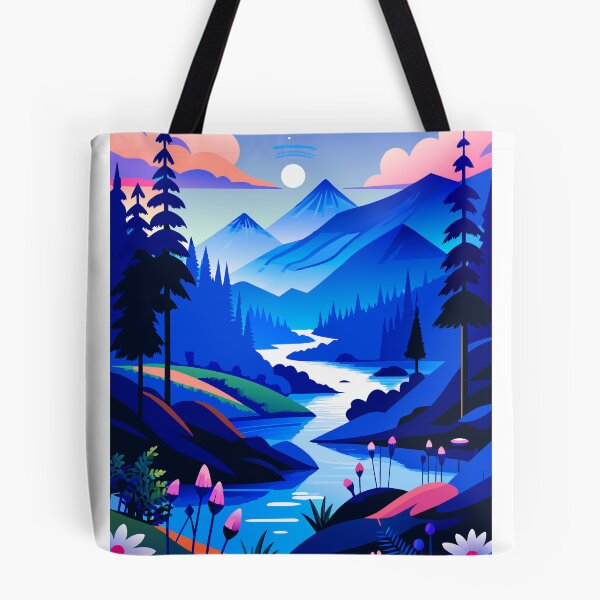 Item preview, soothing nature scene full of flowers designed and sold by rebecadigital.