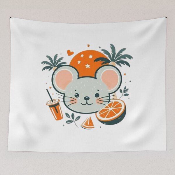 Item preview, Cute mouse face stamp designed and sold by Culmika.