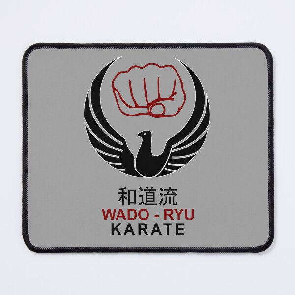 Item preview, Karate Wado-Ryu Whispers Kanji Cloaked Elegance Gray Design designed and sold by LuizSilva1983.
