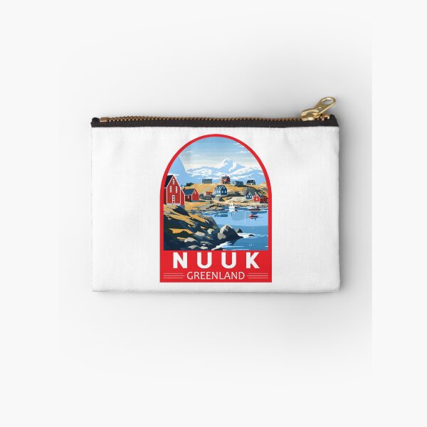 Item preview, Nuuk Greenland Travel Art Emblem designed and sold by KrisSidDesigns.