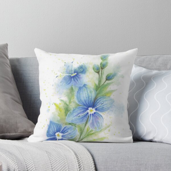 Item preview, Veronica Blue Flower Watercolor designed and sold by IvaW.