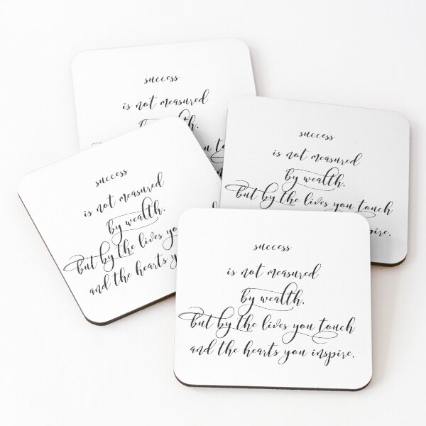 Item preview, True Success: Touching Lives and Inspiring Hearts - Success Quote designed and sold by Soaring Eagle.