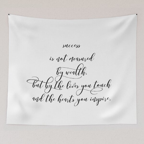 Item preview, True Success: Touching Lives and Inspiring Hearts - Success Quote designed and sold by Soaring Eagle.