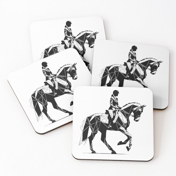 Item preview, A horsewoman in black and white designed and sold by ArtefactShop.