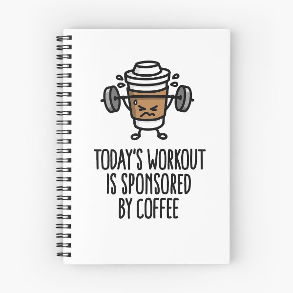 Item preview, Todays workout is sponsored by coffee (lifting) designed and sold by LaundryFactory.