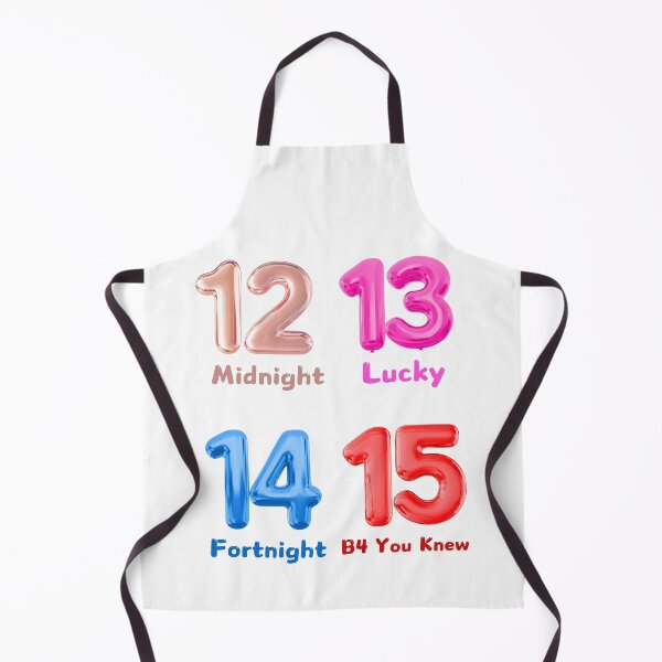 Item preview, Twelve to Fifteen Balloon Numbers Print designed and sold by kirkytracy.
