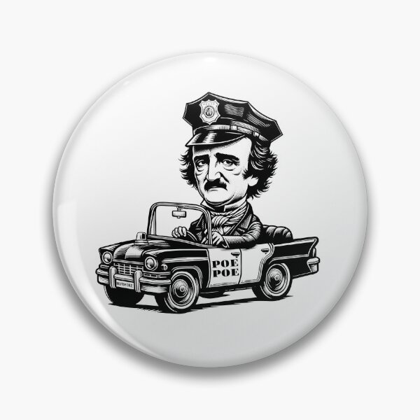 Artikelvorschau, Edgar Allan Poe Poe Lustige Polizei entworfen und verkauft von PoeandCoLit.