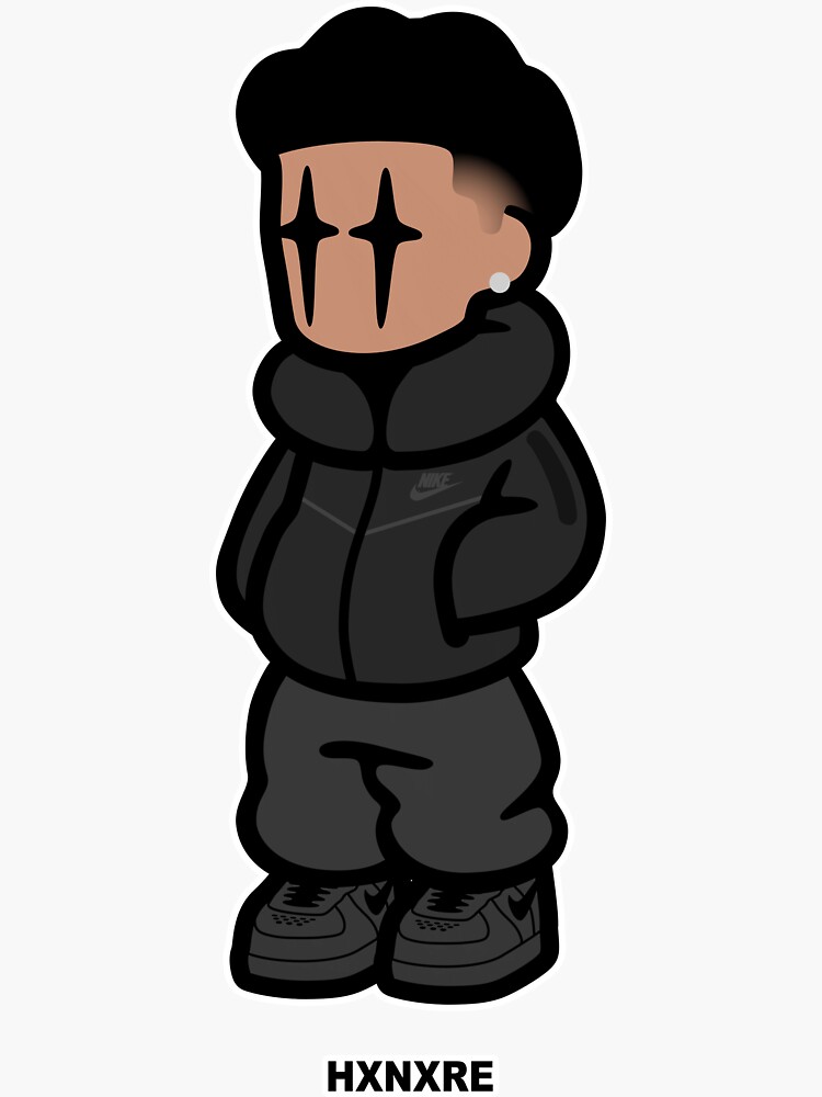 Chill Street Style Cartoon Figure