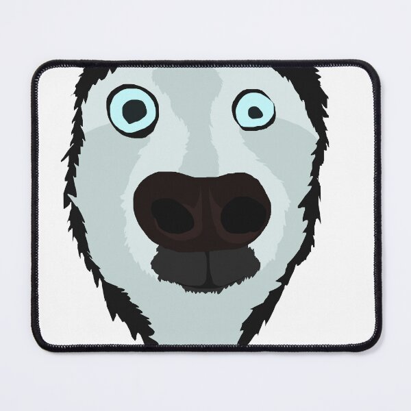 Item preview, Goofy exaggerated expression dog designed and sold by BobobDesign.