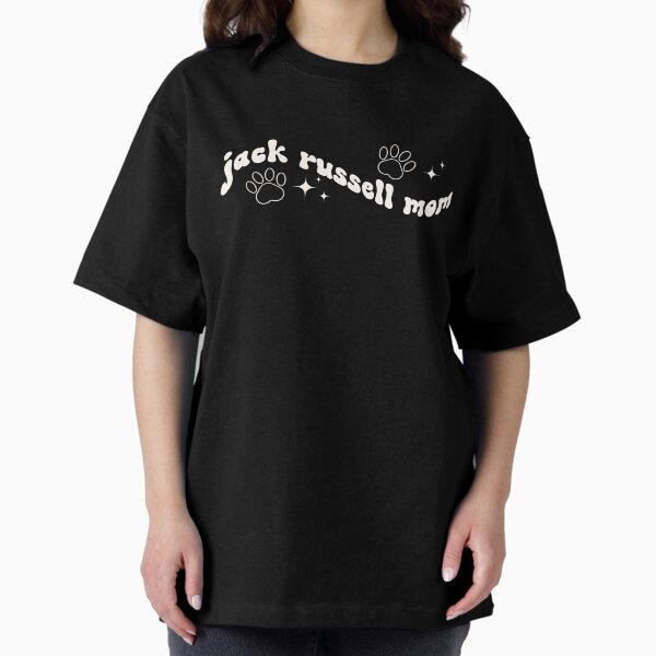 Item preview, Jack Russell Dog Mom Retro Graphic Cream White designed and sold by shopfashionnerd.
