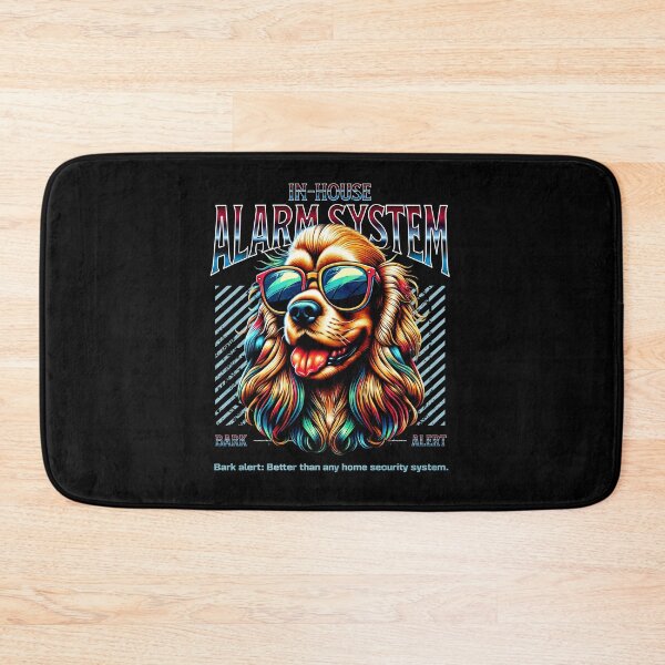 Item preview, Bark Alert Cocker Spaniel Dog designed and sold by RedDesignSyc.