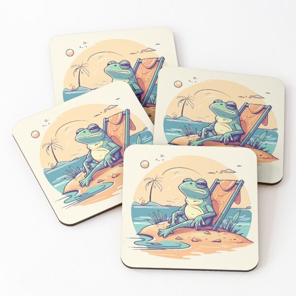 Item preview, Frog Chilling on the Beach designed and sold by Amir Faysal.