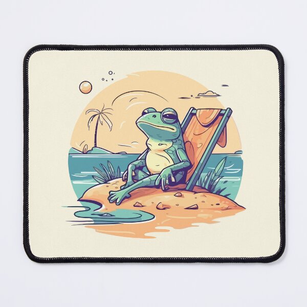 Item preview, Frog Chilling on the Beach designed and sold by Amir Faysal.
