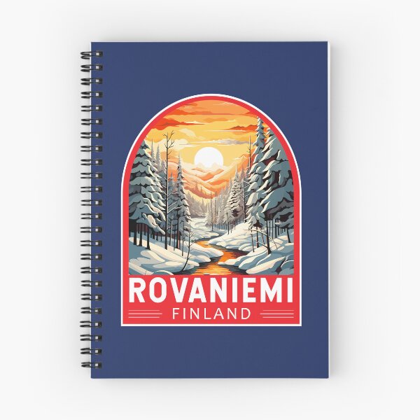 Item preview, Rovaniemi Finland Travel Art Emblem designed and sold by KrisSidDesigns.