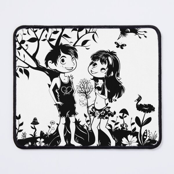 Item preview, Adam and Eve| Even in paradise there is never a dull moment designed and sold by JanChryzostom.