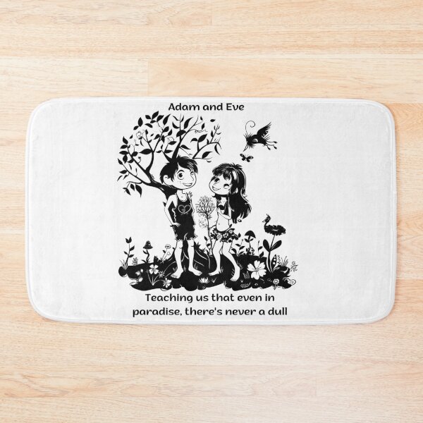 Item preview, Adam and Eve| Even in paradise there is never a dull moment designed and sold by JanChryzostom.